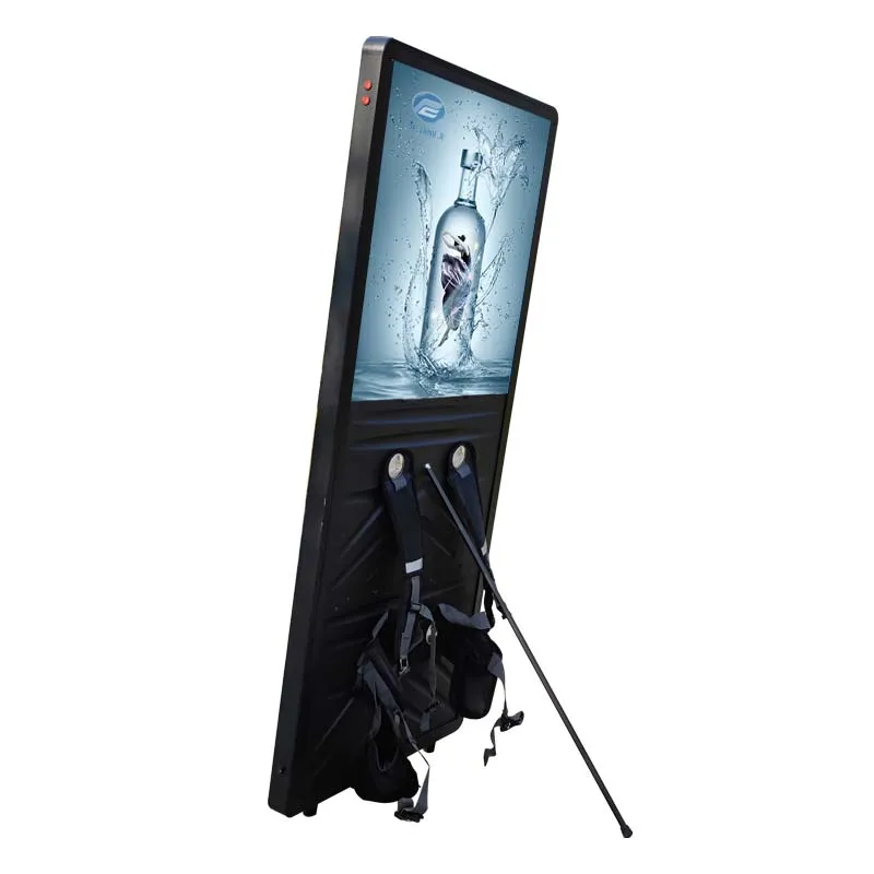LED Light Box Backpack Billboard LED Words Scrolling Screen High Resolution LCD Backpack Billboard Display