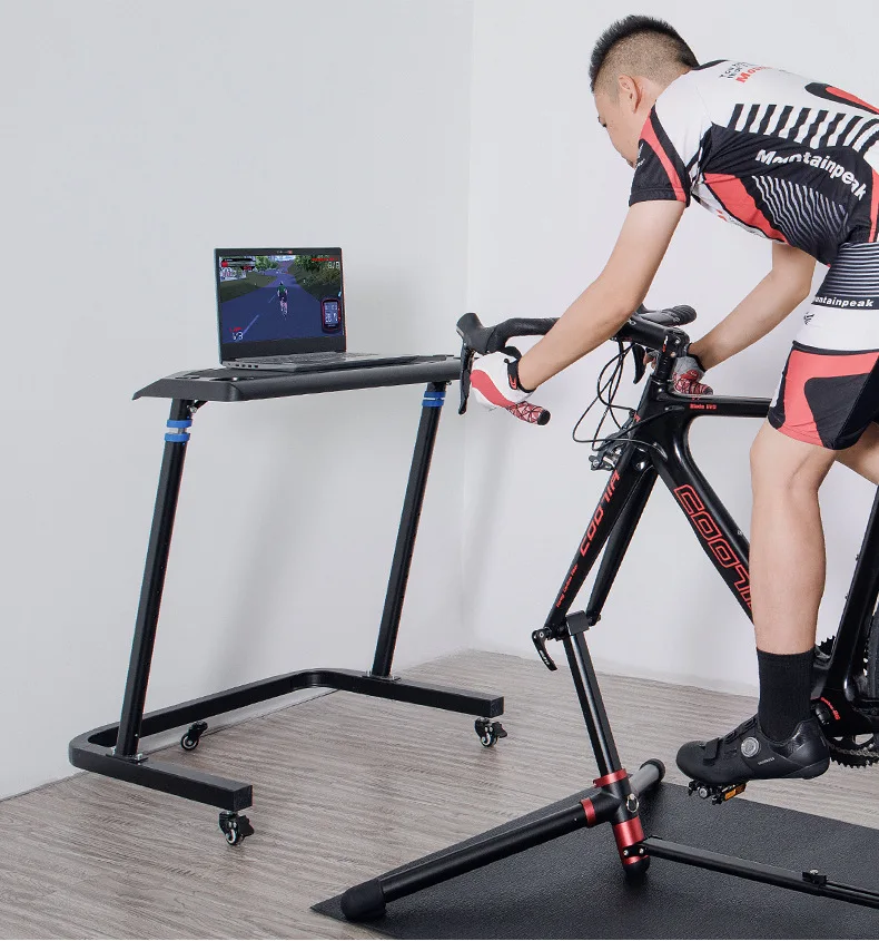 adjustable height desk for indoor cycling