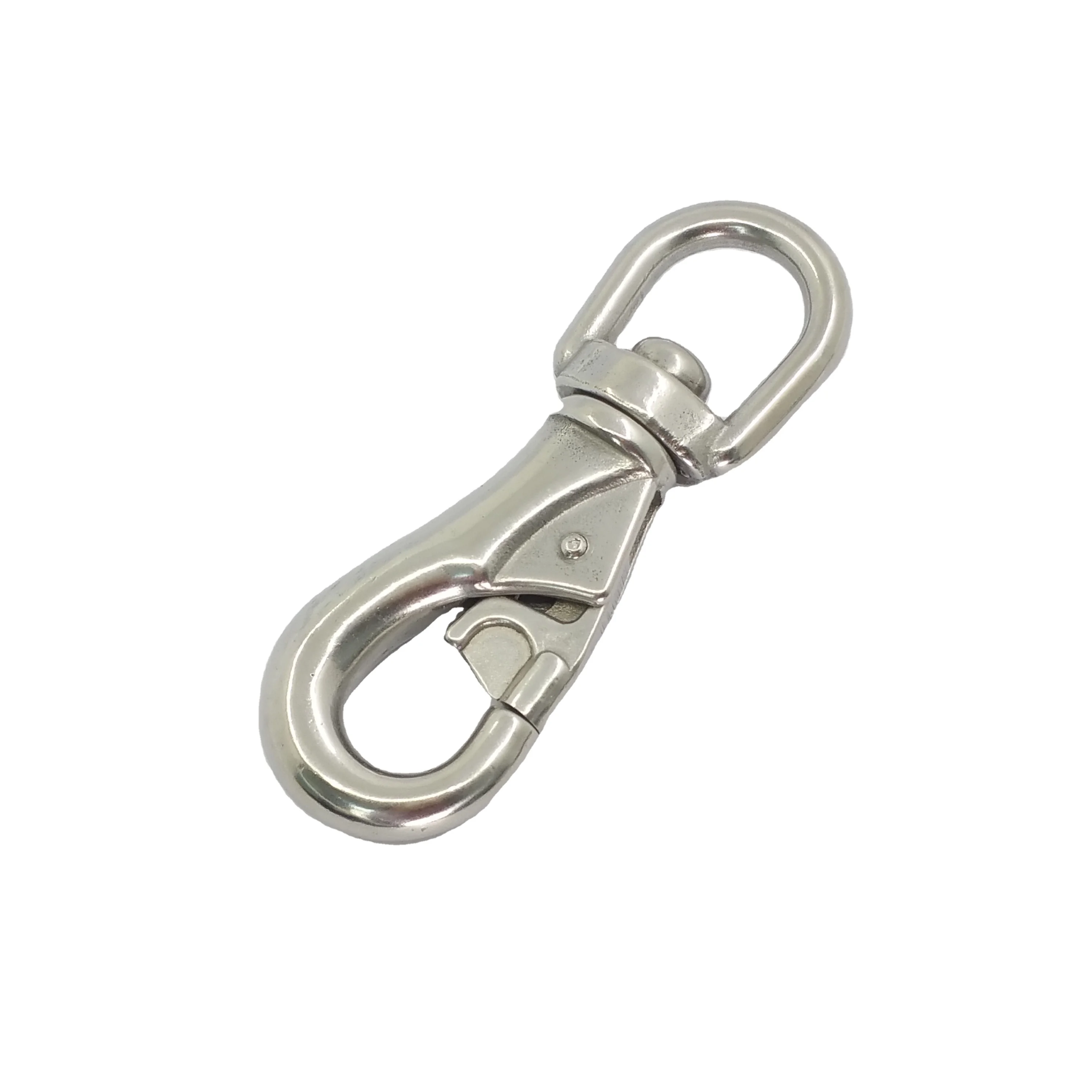 Heavy Duty Bull Eye Swivel Single Snap Hook Stainless Steel 304