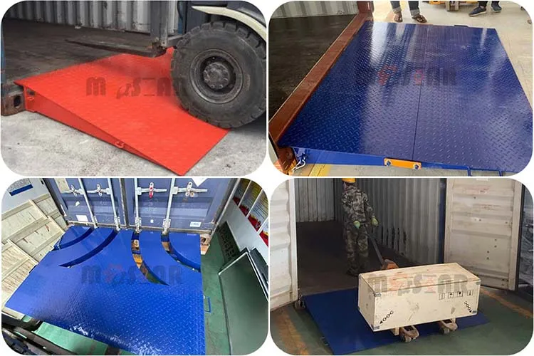 10 Tons Container Loading Ramp Forklift Container Ramp Portable ...
