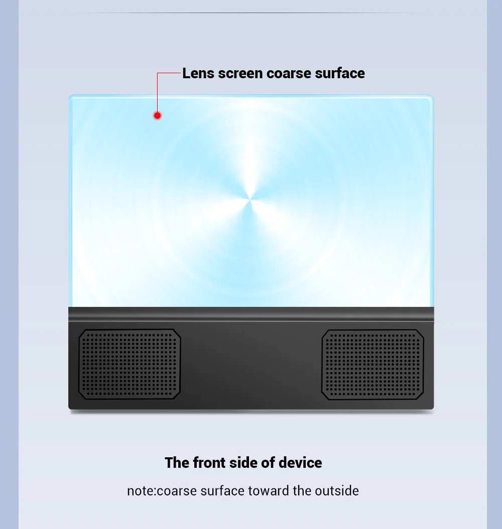 Kingamei L5 12 Inch Screen Magnifier Speaker Mobile Phones Screen