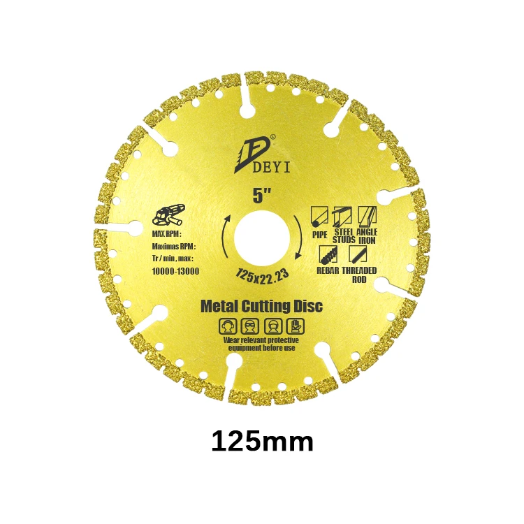 Deyi 150mm Good Quality Porcelain Circular Marble Stone Concrete Cutter