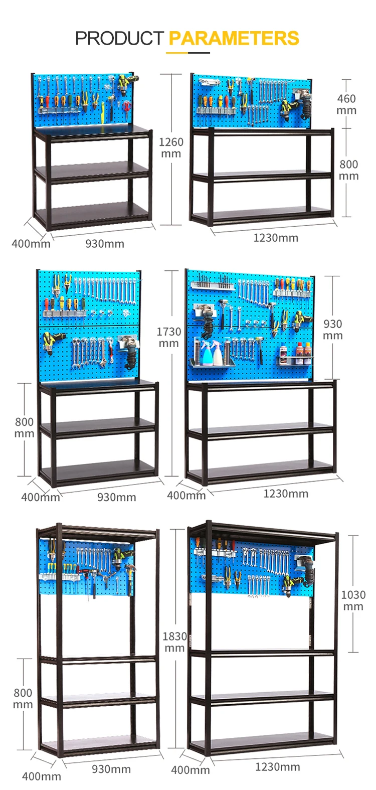 Floor Hardware Tool Storage Rack Tools Organize Shelf Tool Storage