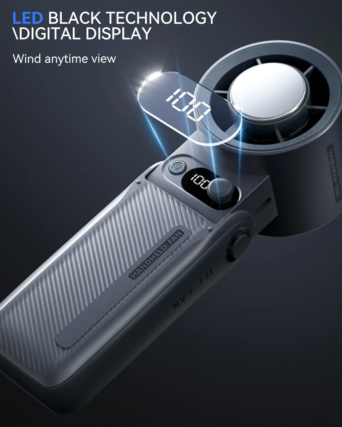 Folding Handheld Fan Portable Mini Fan Rechargeable Handheld Mini Fan Power  Bank