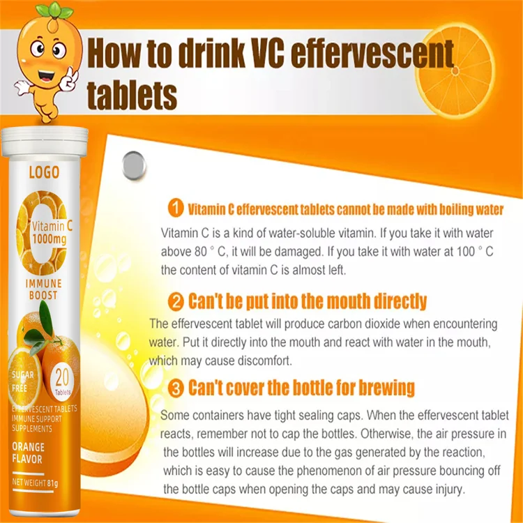 Oem Wholesale Vitamin Supplements Effervescent Vitamin C Tablets Buy