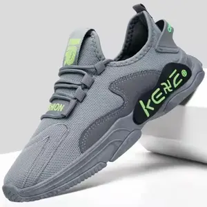 Cheap Polyester Mesh Fabric Running Black Casual Shoes for Men Sneakers Men's Sports Shoes Sneakers Walking Style Shoes