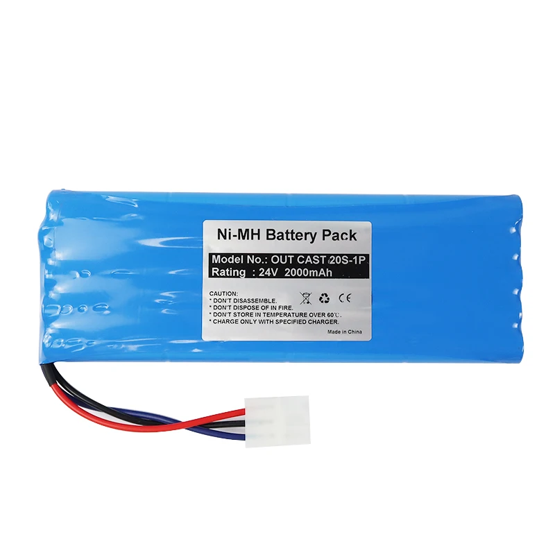 24V 2000mAh NI-MH-ersatzbatteri ICO411a ICO410 ICO410-4n ICO411a-4N høyttaler UTGÅR 20S-1P for Soundcast Outcast