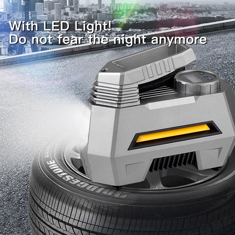 Car Air Pump 12v Electric Car Tire Inflator Pump Handheld Highpower