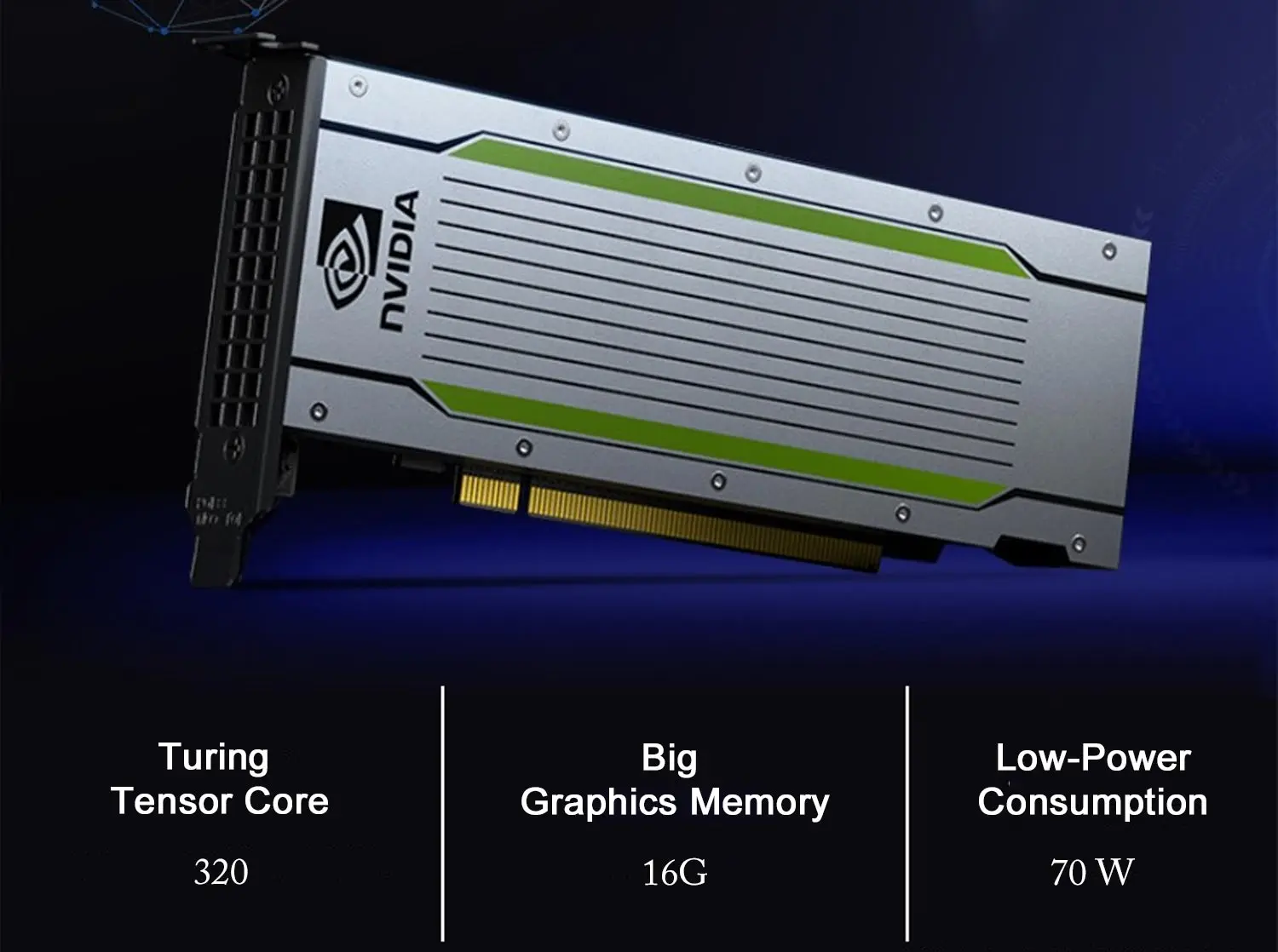 NVIDIA Tesla T4 16GB GPU Efficient Cooling Performance