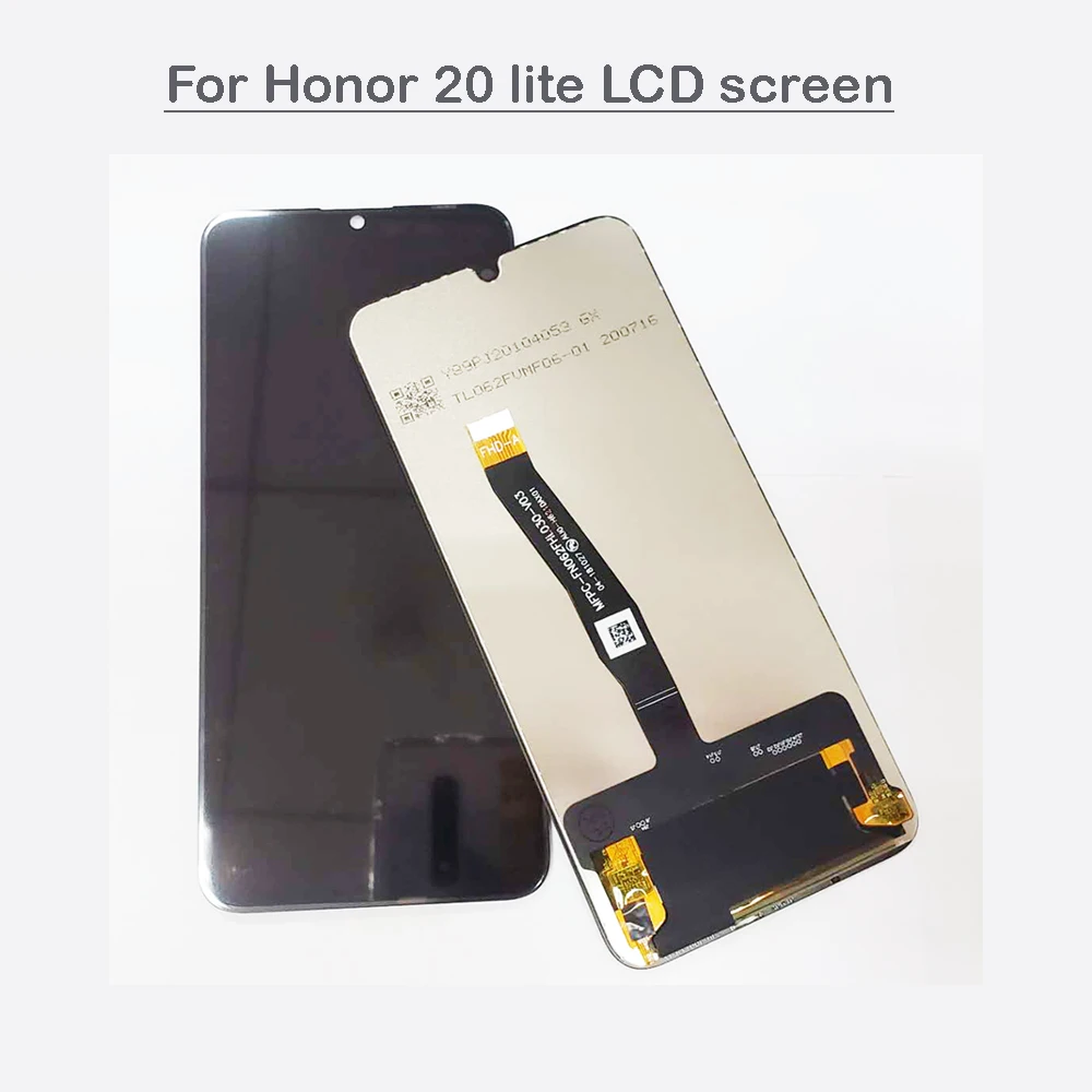 Kit écran LCD + Vitre Tactile Sur Châssis Pour HONOR 20 Lite – Noir, Neuf Avec Outils, Marque GLOBALSTOCK