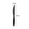 Couteau noir 10 1 paquet