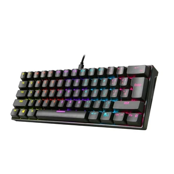 61 Key Computer Keyboard Mechanical Keyboard Rgb Ergonomic Design 