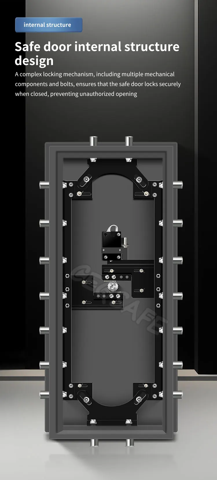CEQSAFE Most Useful Electronic Anti-theft Deposit Combination Lock Fireproof Safe Box details