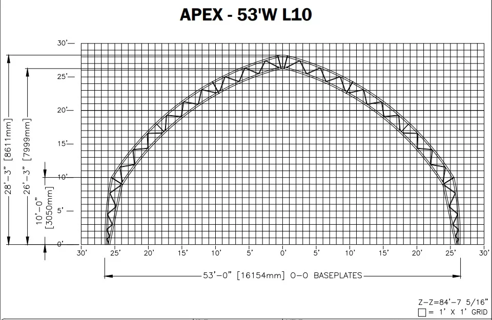 60x360ft 0.55km Wind Withstand Hot Galvanized Metal Yacht Boat Portable