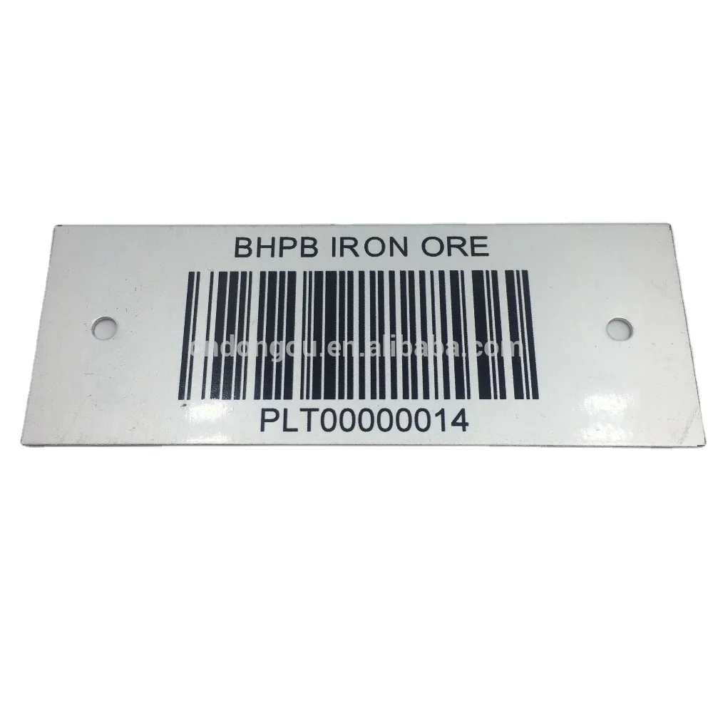qr code metal tag printer
