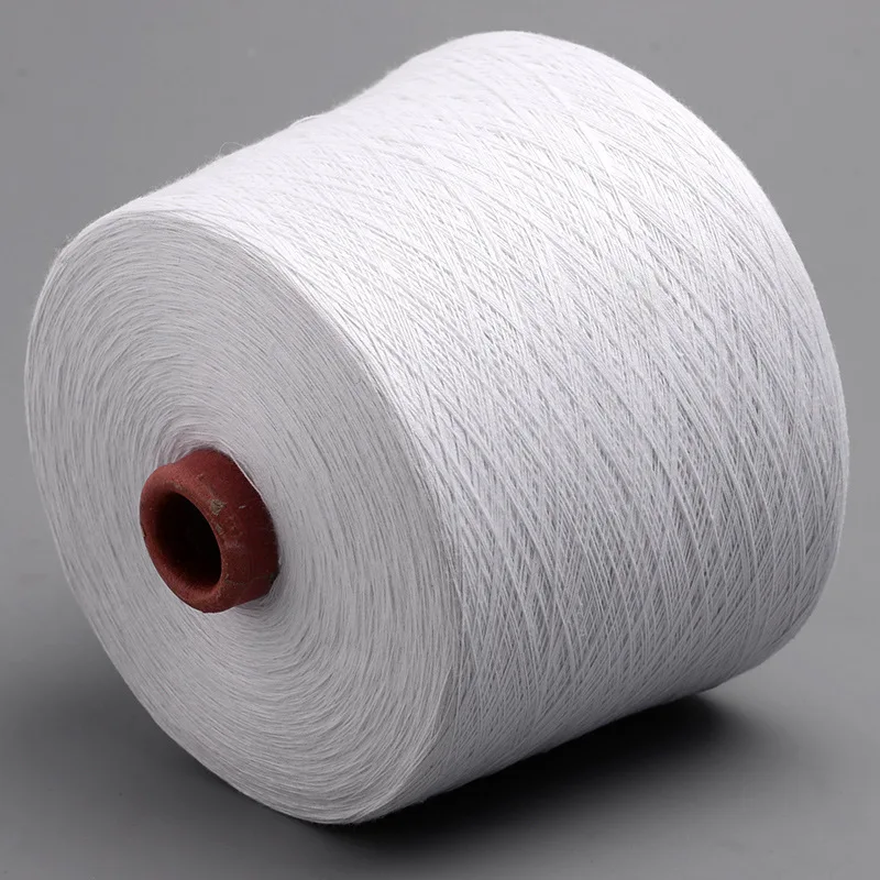 Швейные принадлежности 100% полиэстер 20s/2 пряжа сырье белые швейные нитки, пряжа футболка пряжа цена