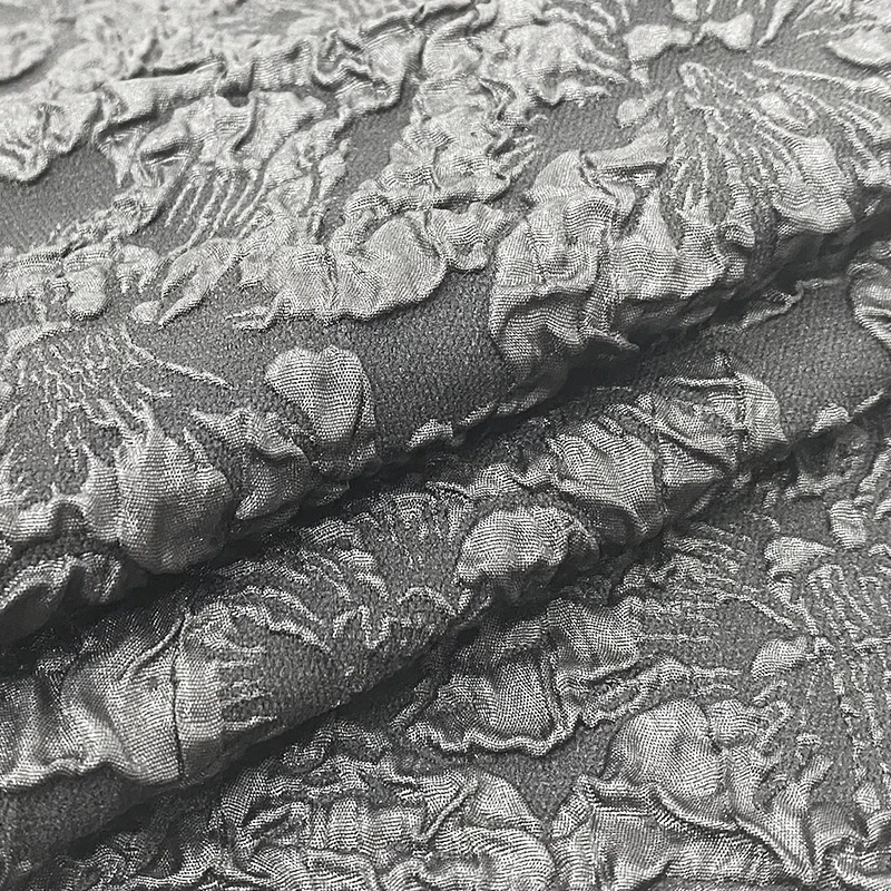 Brocade Jacquard Fabric Harvest Polyester 3d Flower Jacquard Fabric ...