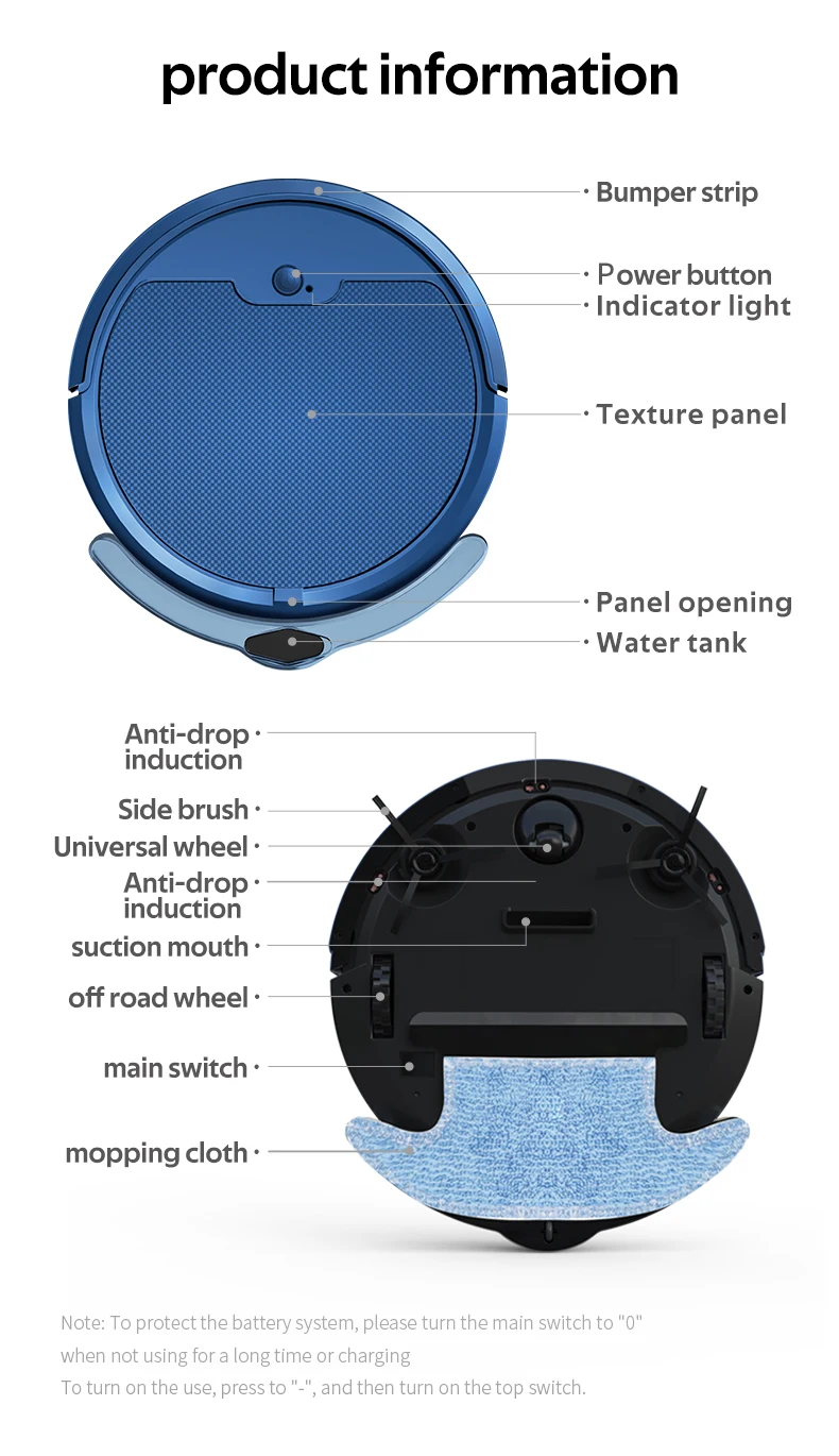 Multi Function Home Appliance Vacuum Cleaner Robot Smart House Cleaning