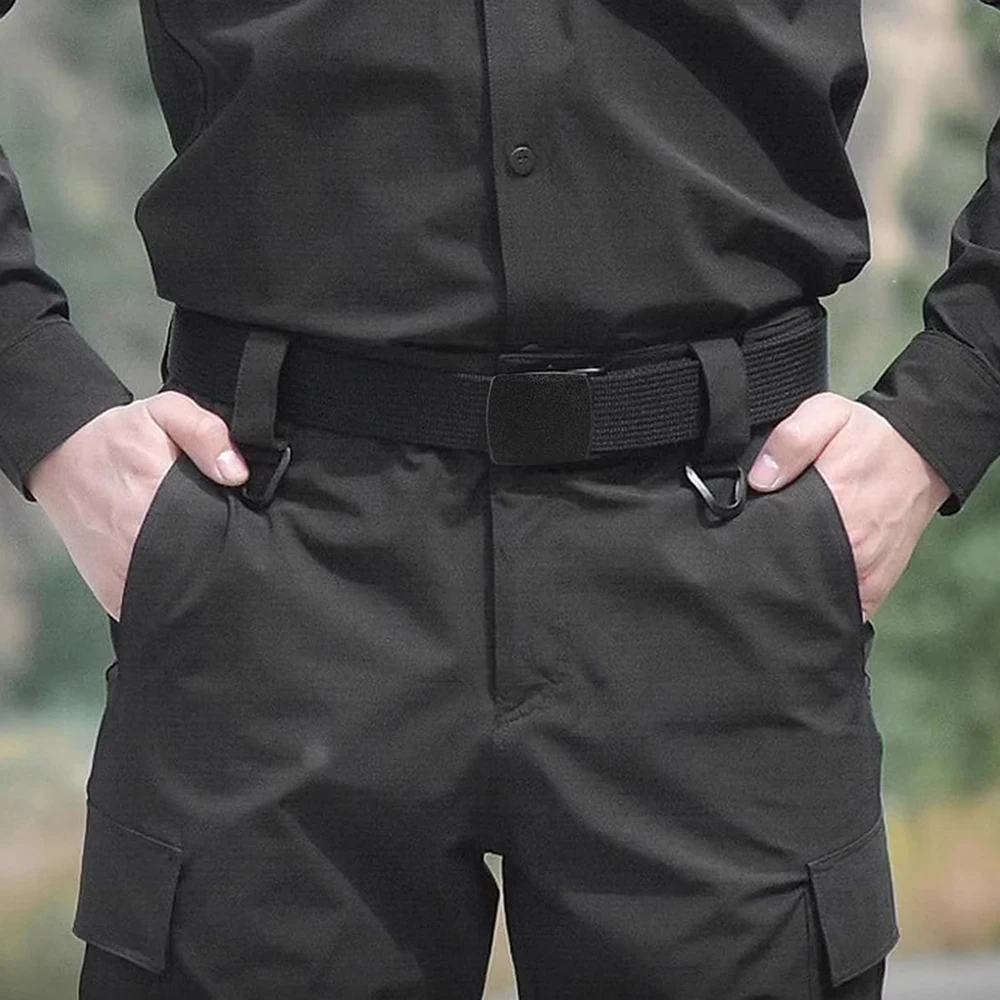 Hot Selling Fashionable Durable Stab-proof Sports Waterproof Men Tactical Belt Nylon Ratchet Training Belt