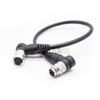 Cable M16 macho a hembra en ángulo recto, cable circular AISG C091