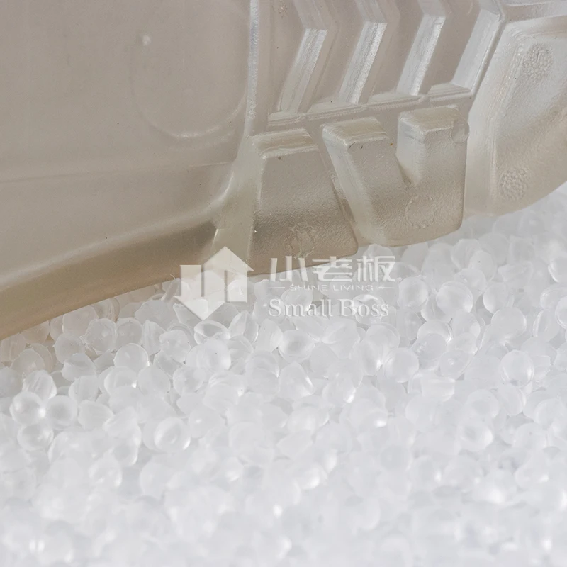 High Performance Natural Plastic Raw Material Pellets Transparent 60-70 a PVC Granules Compound for Shoes Sole