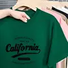 Cotone a maniche corte verde erba 223