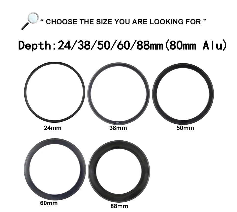 45mm carbon disc wheelset