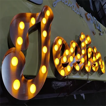 Customize Illuminated Sign Happy Birthday Light Up Letters Marquee Letters for Wedding