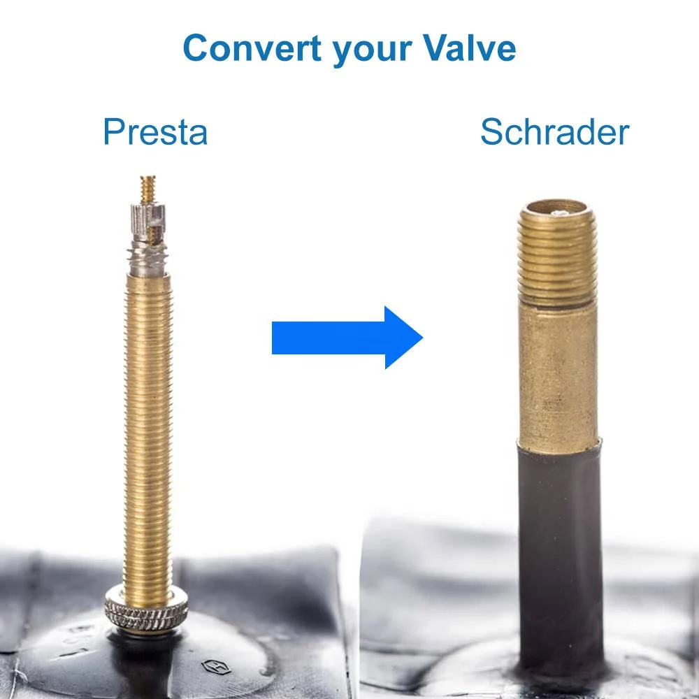 Schrader How To Use A Presta Valve Pump Presta Valve Adapter