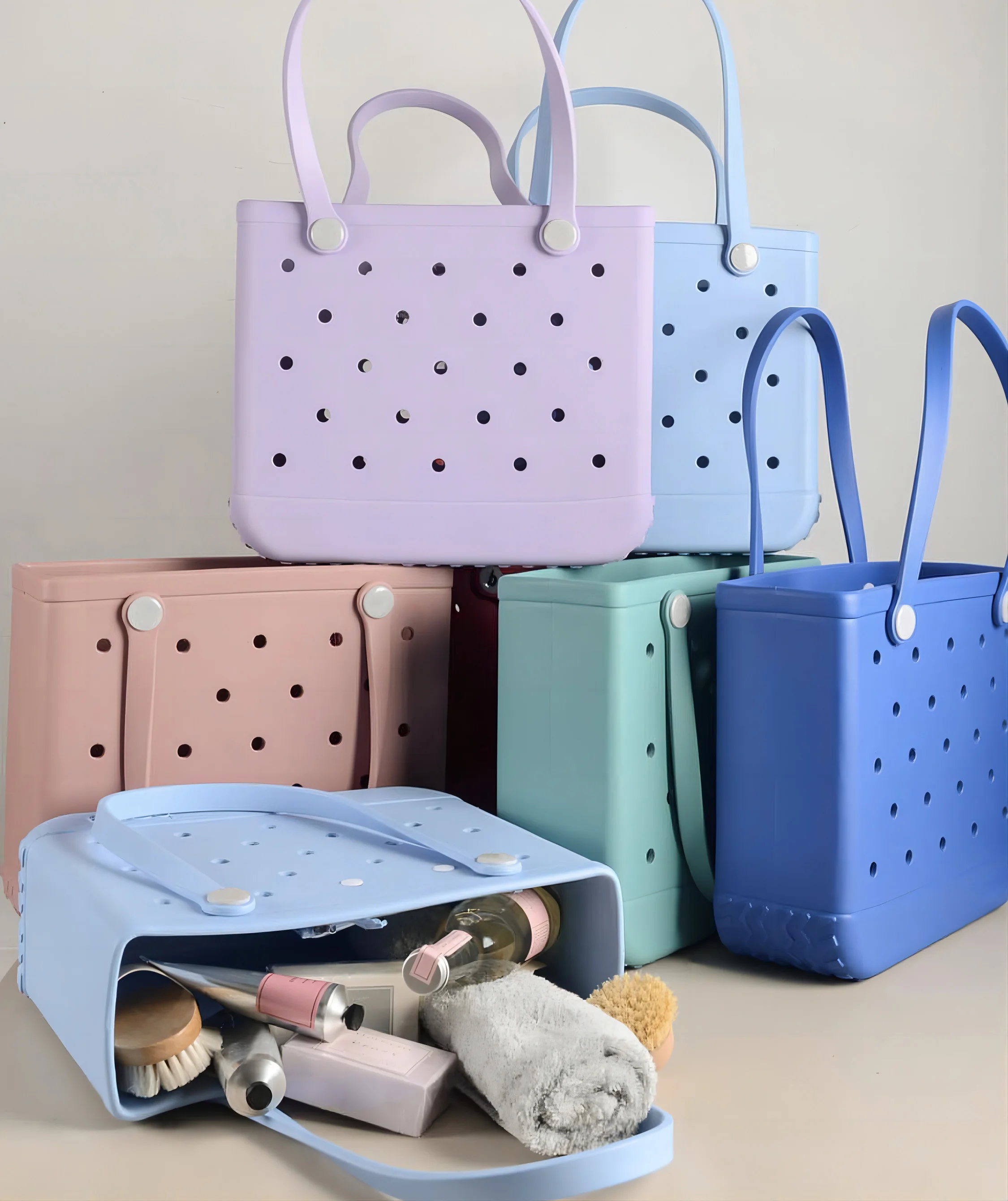 ZHUONING Middle Size 38*13*32cm 2024 New Luxury Handbags for Women Beach Bag Eva Eva Bag Beach Bag