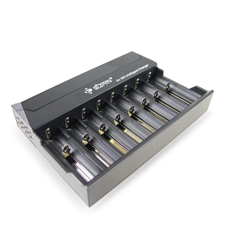 Wholesales Eizfan M8 Universal Battery Charger 18650 battery charger for 1.2V 3.6V 3.7V  Rechargeable Battery  with 8 Slots