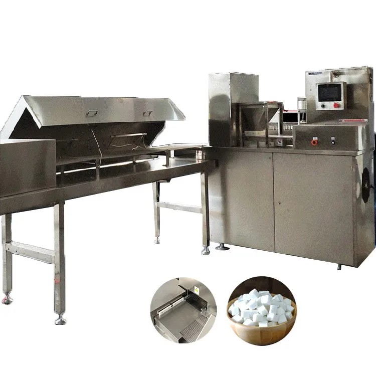 Large Scale Jaggery Making Machine Cube Sugar Press Wrapping Production