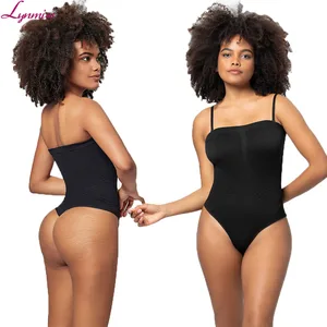 Removable Detachable Strap Strapless One Piece Hip Butt Lift Shapewear Slimming Seamless Body Shaper for Women