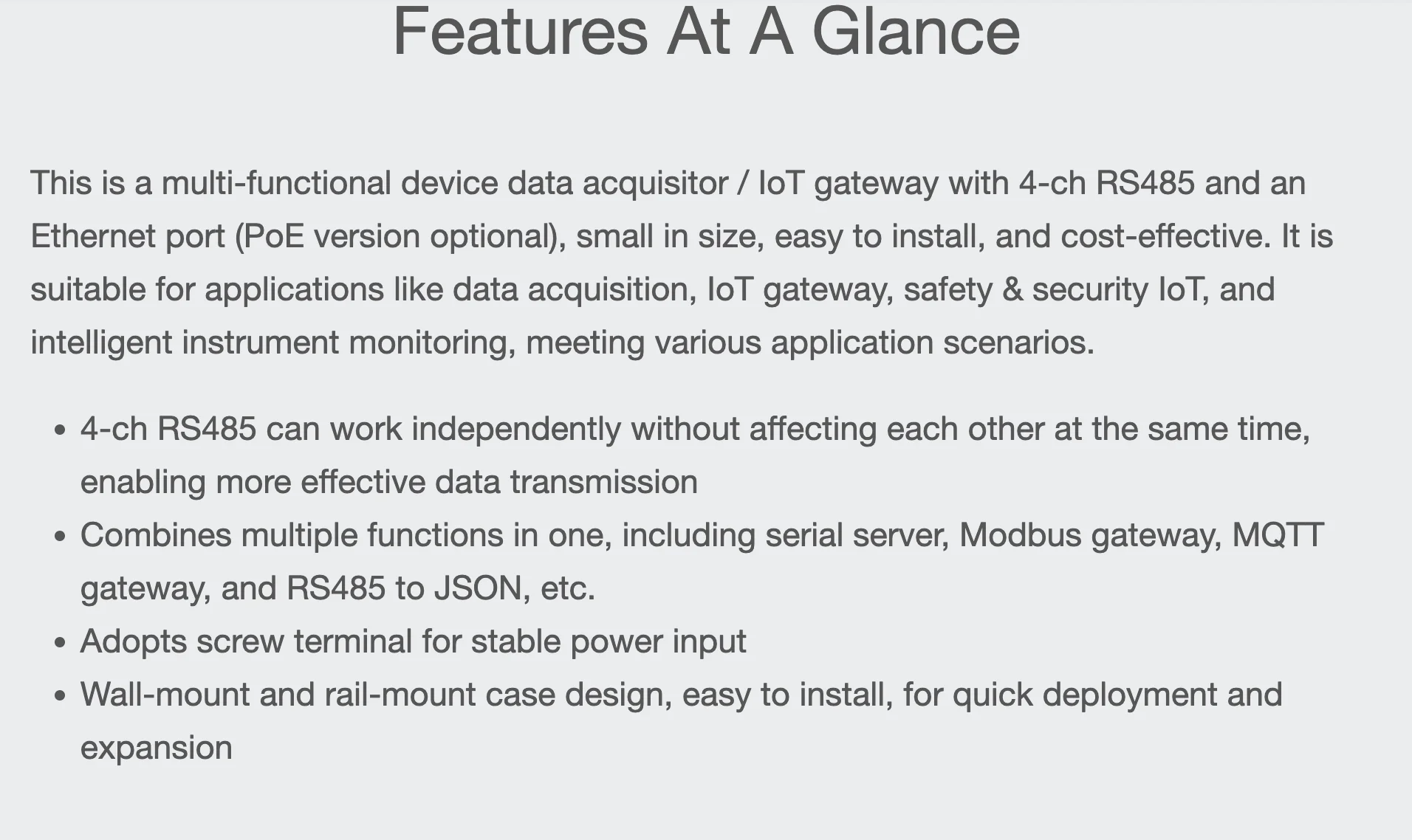 Waveshare Server Seriale Ethernet 4-Ch RS485 To RJ45 - Trasmissione Bidirezionale, Gateway Modbus - Foto 7