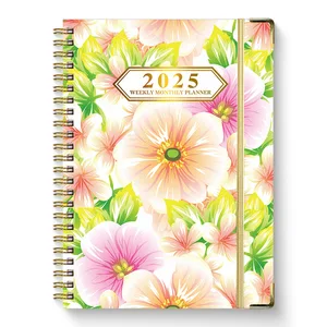 Custom Hardcover Daily Planner A5 Spiral Journal Notebooks Printing Binding Journal with Logo