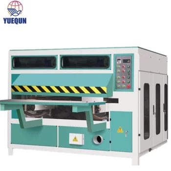 Automatic Veneer Edge Grinder and Scarf Jointing Machine with Gear and Bearing Includes Automatic Stacker Device