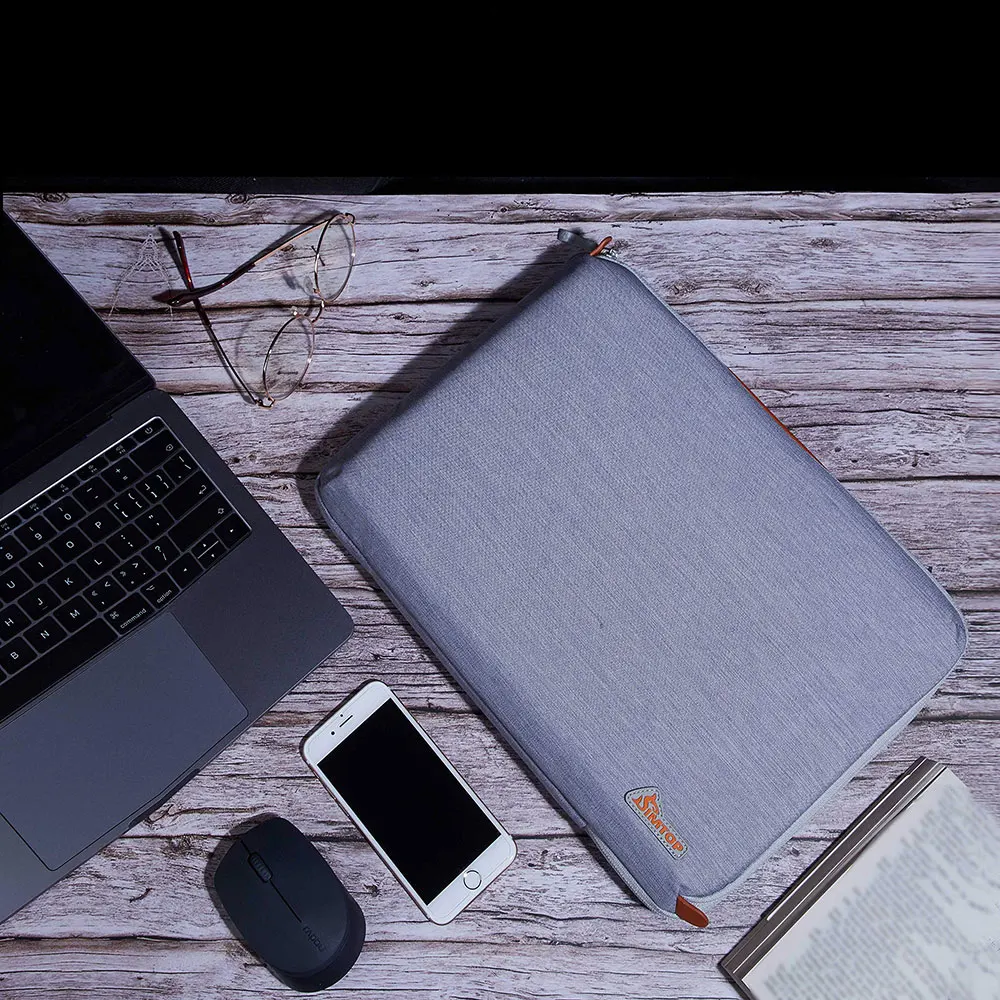 product laptop cover macbook 14 inch simple business case ultra thin lightweight folding design water sleeve soft dnb36 for custom-2