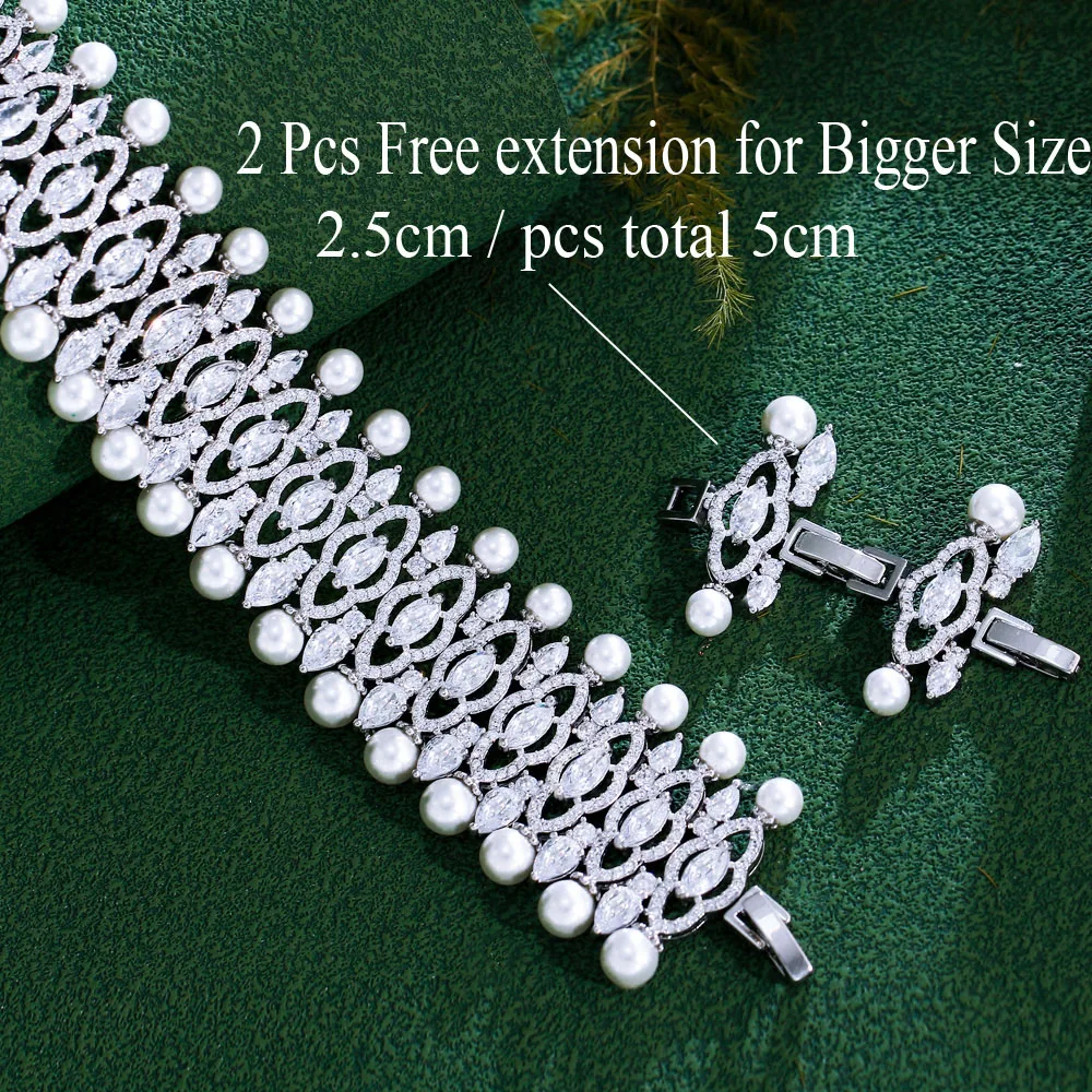 Bridal Necklace Chandi Ka Jewellery Set Chandi Jewelry Sets Double - Main Image