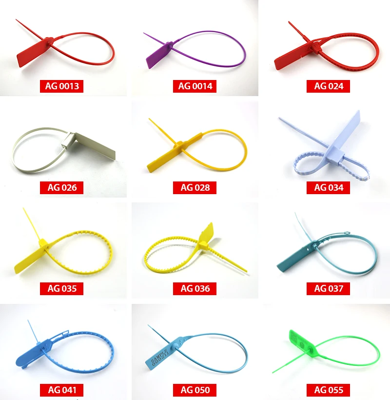 Writable Big Tag Security Strap Seal Agd035 Pull Tight Plastic Seals