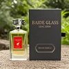 clear glass bottle