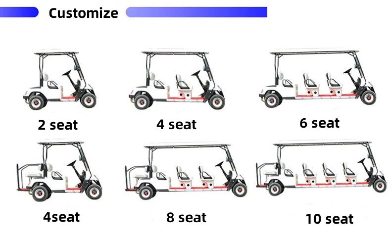 4 Seater Electric Utility Vehicle With Luggage box