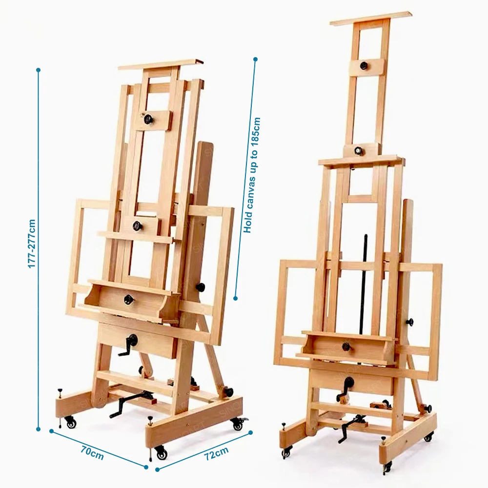 Sinoart Artist Extra Large Multifunction Studio Easel Deluxe Heavy