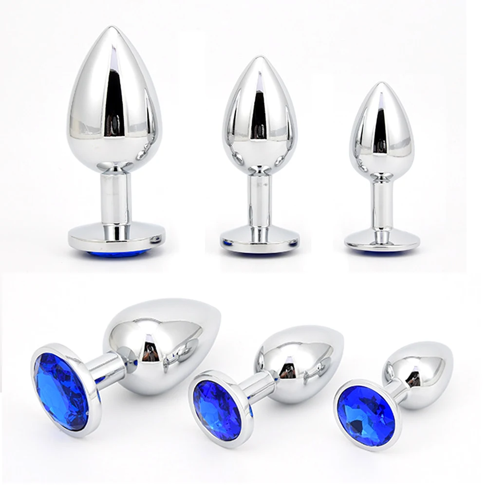 Metal Anal Plug Heart Shaped Butt Plug Anal Plug Unisex Sex Stopper 3