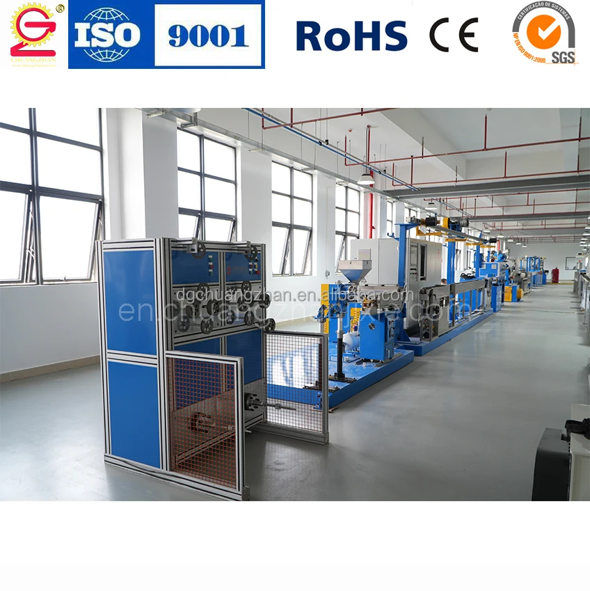 Electric Wire Cable Making Machine  Extrusion Line for Data and Power Cable Coating Usage for Wire Cable Production Extrusion