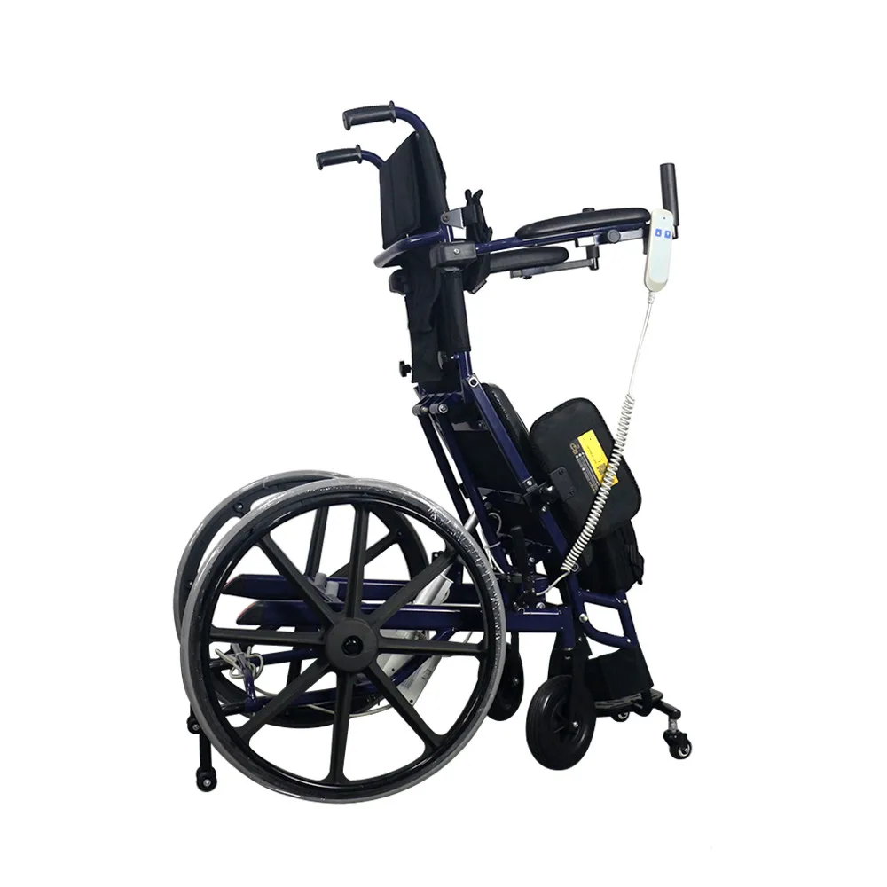 remote controller standing wheelchair Rehabilitation Therapy Supply Manual Standing Wheelchair handicapped wheelchairs-BZ-TM01 manufacture