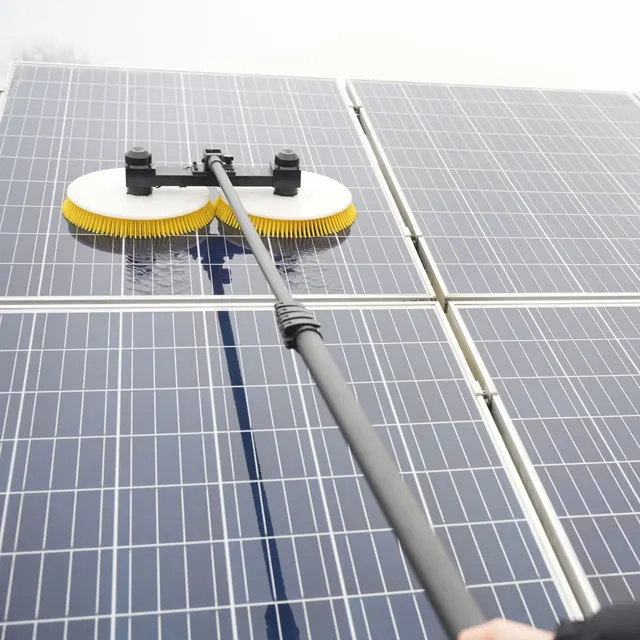 Factory Direct Solar Panel Cleaning Brushes Electric Photovoltaic Panel Cleaning Tool Brush  solar Panel Cleaning Tool Equipment