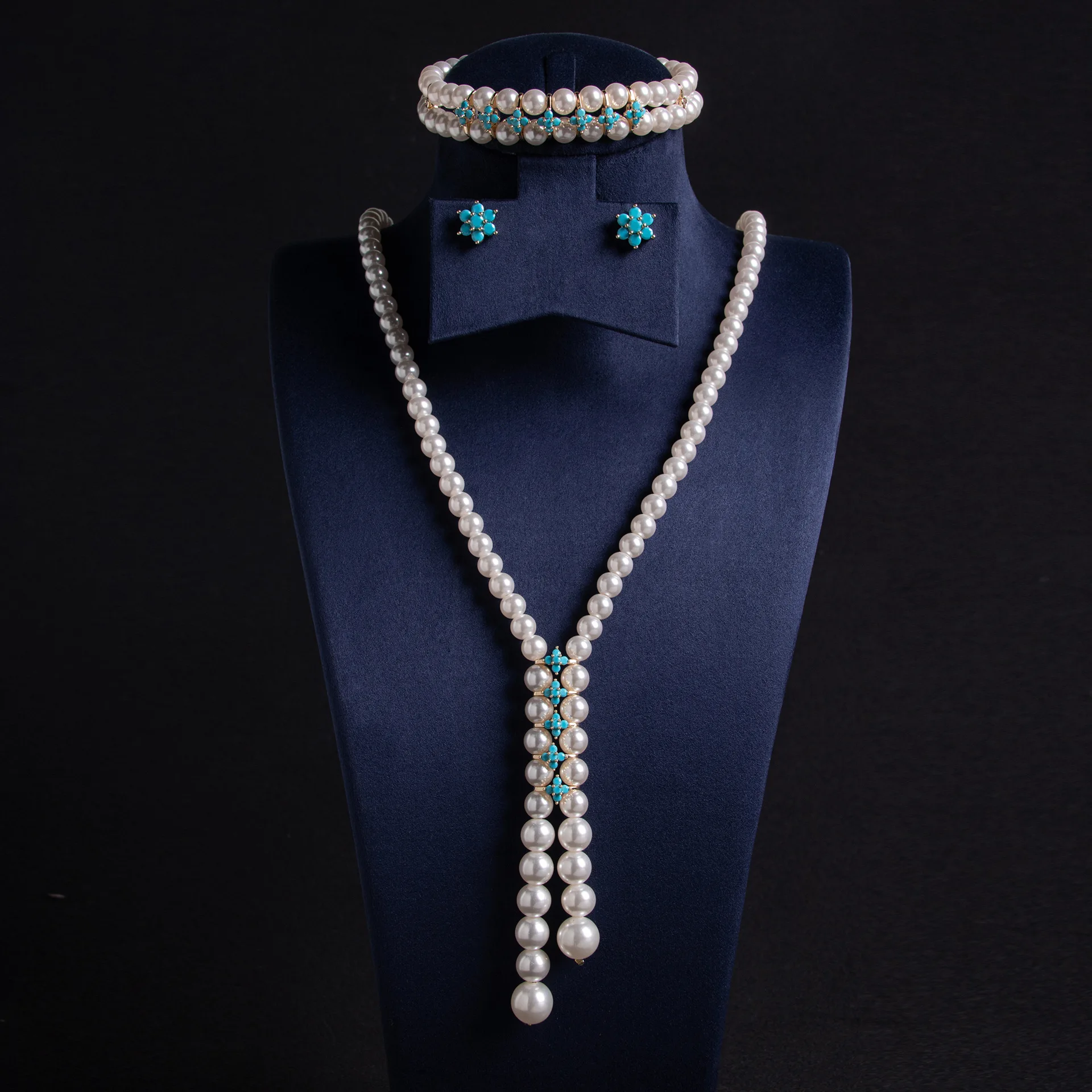 Wholesale High Quality 3PCS Artificial Jewellery Set for Women