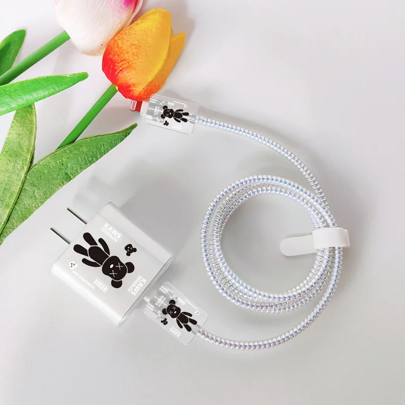 Christmas Gift Usb Cord Pvc Cartoon Animal Bite For Iphone Charger ...