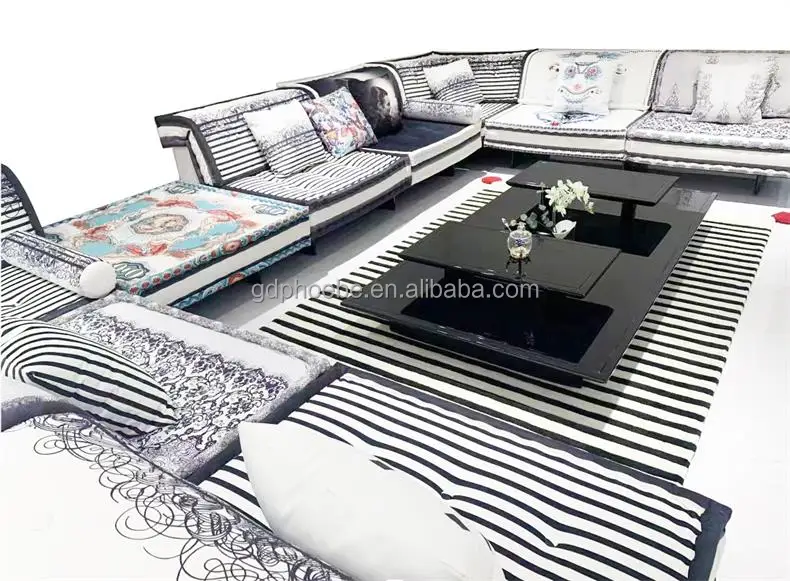 Arabic Majlis Floor Sofa Set Saudi Arabia Oman Uae Middle East Style