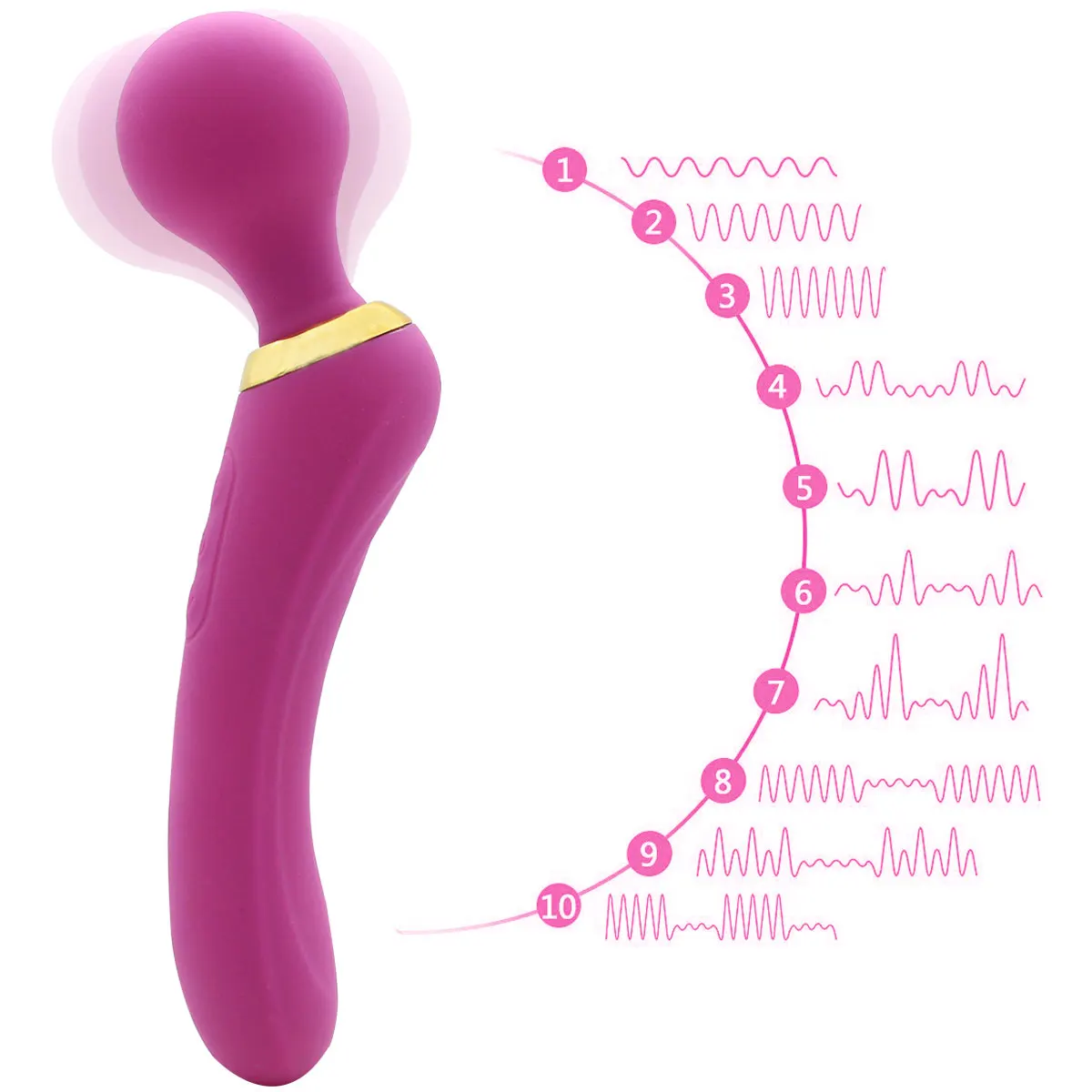gleitgel mit bacon geschmack Penisärmel mit Bullet-Vibrator - Rosa main image 1